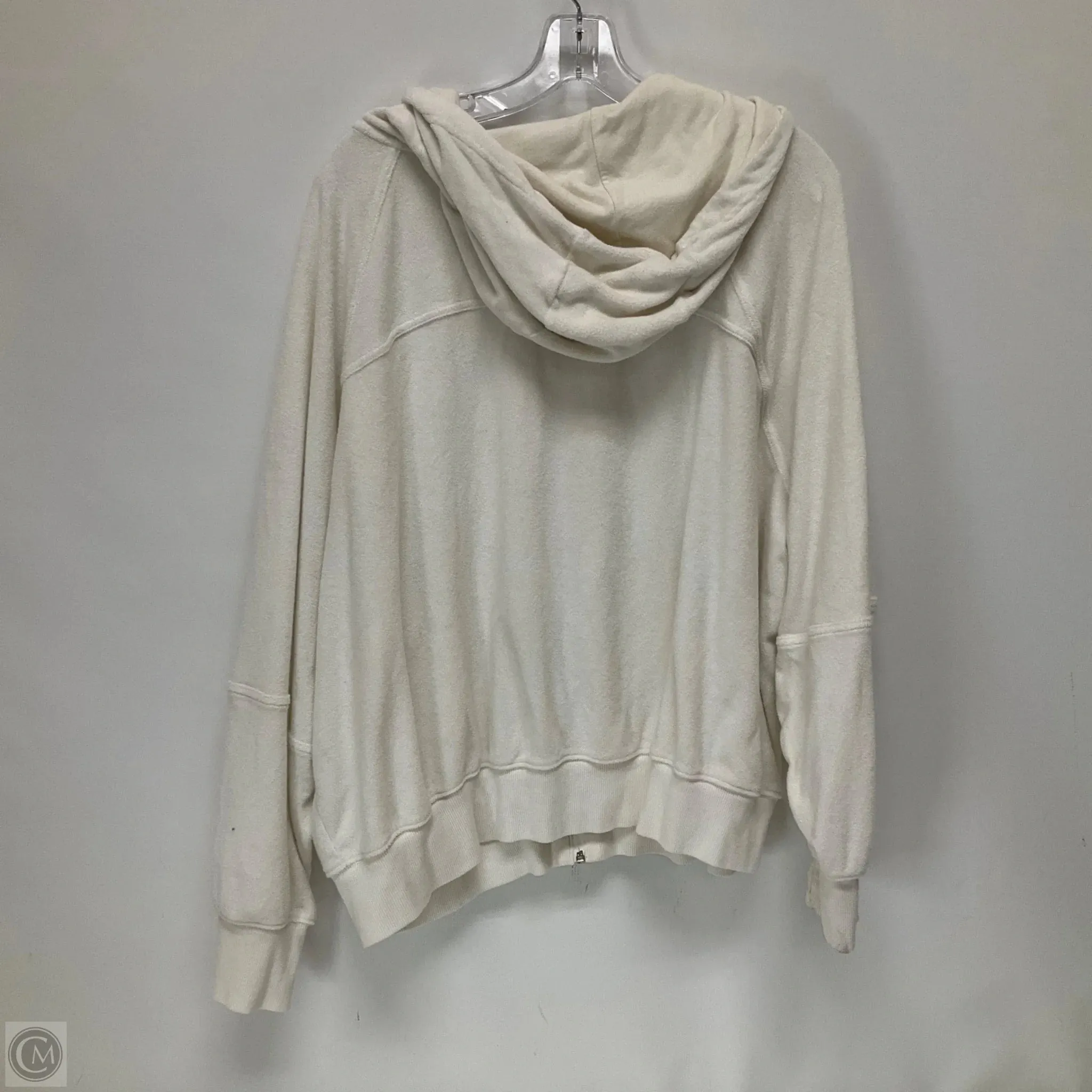 Athletic Jacket By Aerie In White, Size: Xl