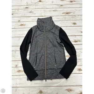 Athletic Jacket By Lululemon In Black, Size: 6