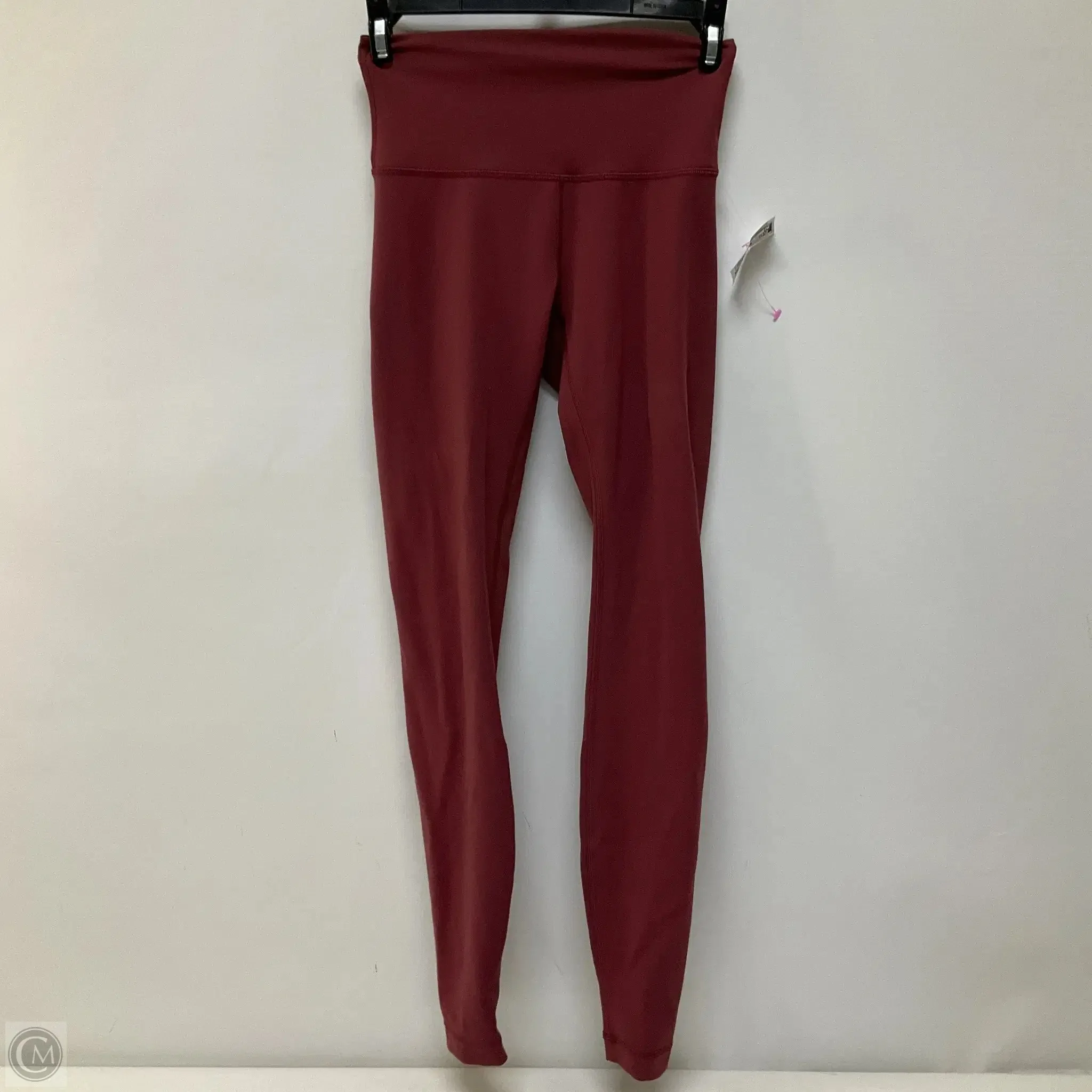 Athletic Leggings By Lululemon In Red, Size: 4