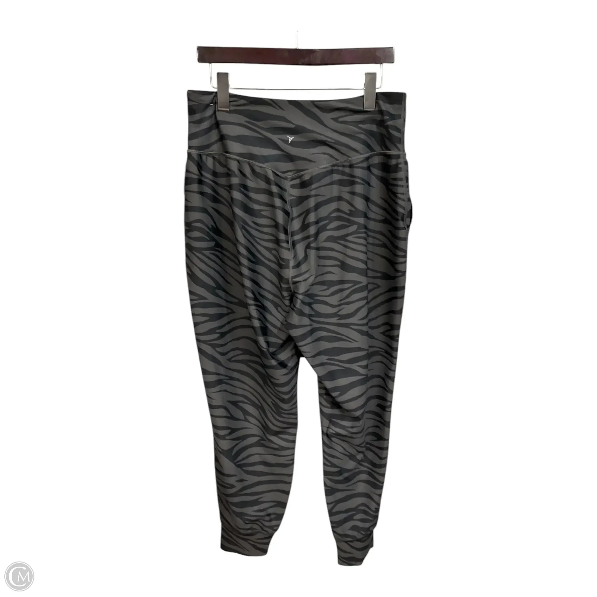 Athletic Leggings By Old Navy In Zebra Print, Size: Xl