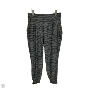 Athletic Leggings By Old Navy In Zebra Print, Size: Xl
