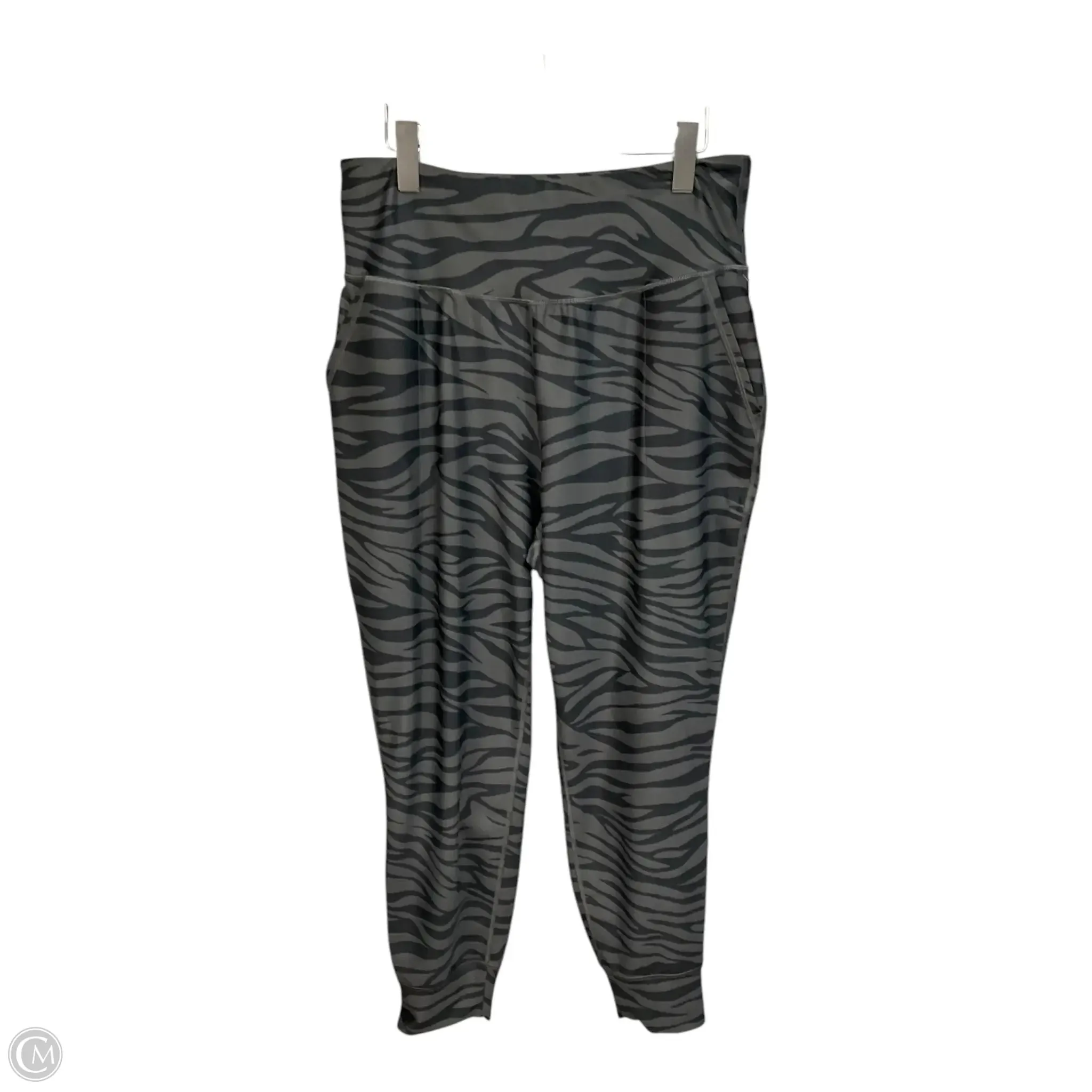 Athletic Leggings By Old Navy In Zebra Print, Size: Xl