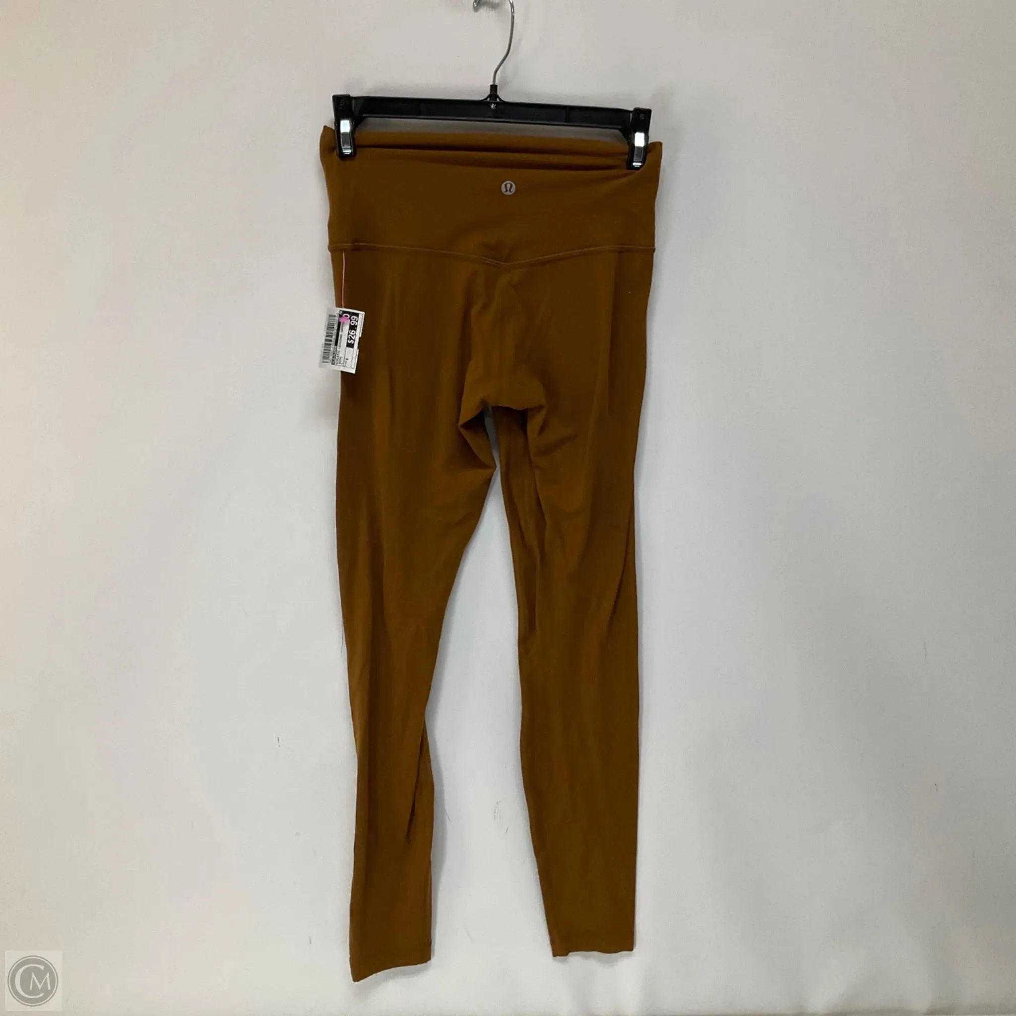 Athletic Leggings Capris By Lululemon In Brown, Size: 4