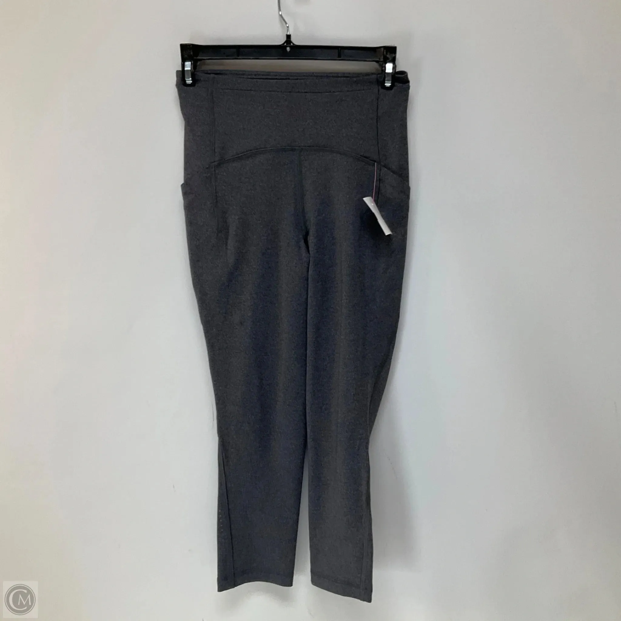 Athletic Leggings Capris By Lululemon In Grey, Size: 4