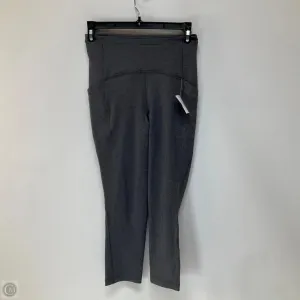 Athletic Leggings Capris By Lululemon In Grey, Size: 4