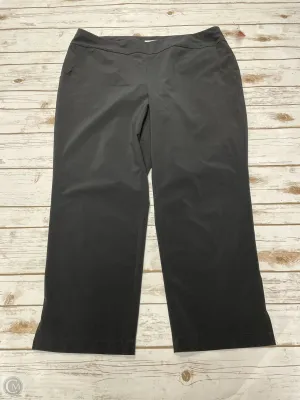 Athletic Pants By Chicos In Black, Size: Xl