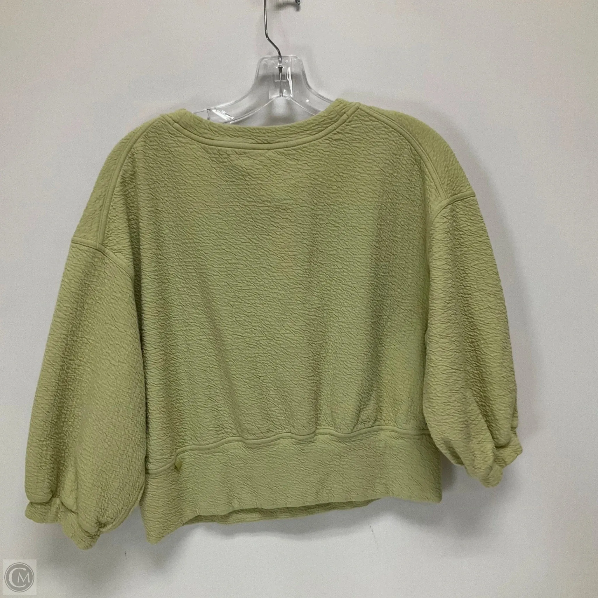 Athletic Sweatshirt Crewneck By Lululemon In Yellow, Size: 10