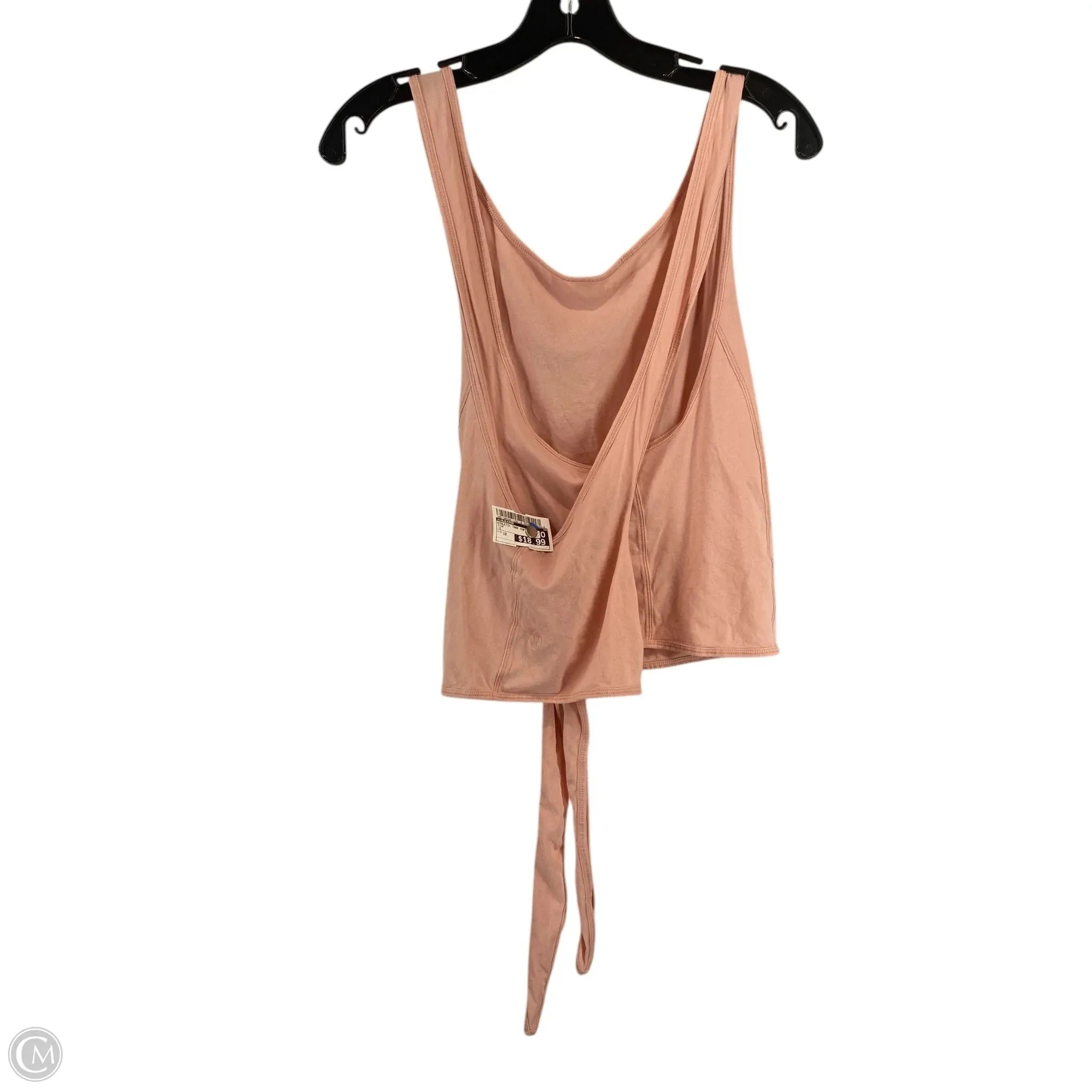 Athletic Tank Top By Lululemon In Pink, Size: 10