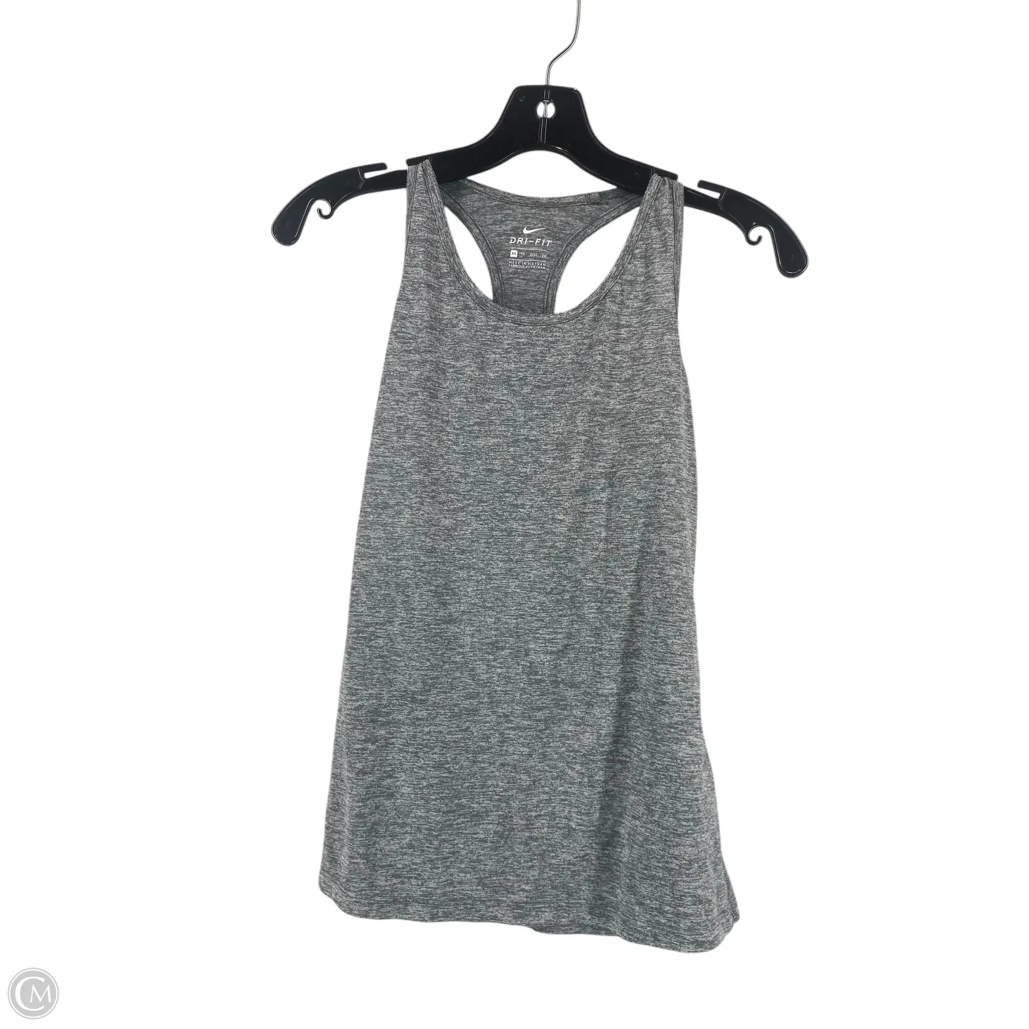 Athletic Tank Top By Nike In Grey, Size: Xs