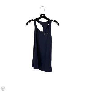 Athletic Tank Top By Nike In Navy, Size: M