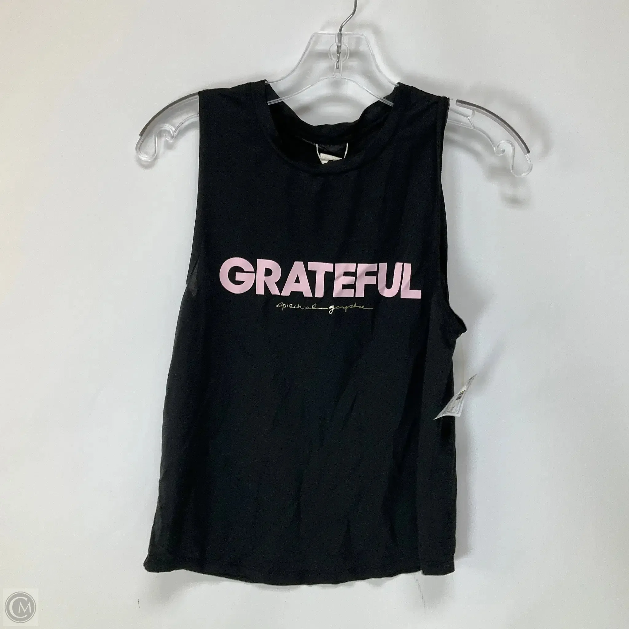 Athletic Tank Top By Spiritual Gangster In Black, Size: S