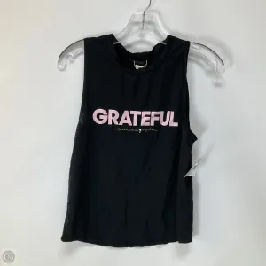 Athletic Tank Top By Spiritual Gangster In Black, Size: S
