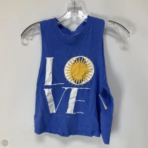 Athletic Tank Top By Spiritual Gangster In Blue, Size: Xs