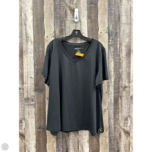 Athletic Top Short Sleeve By Ideology In Black, Size: 3x