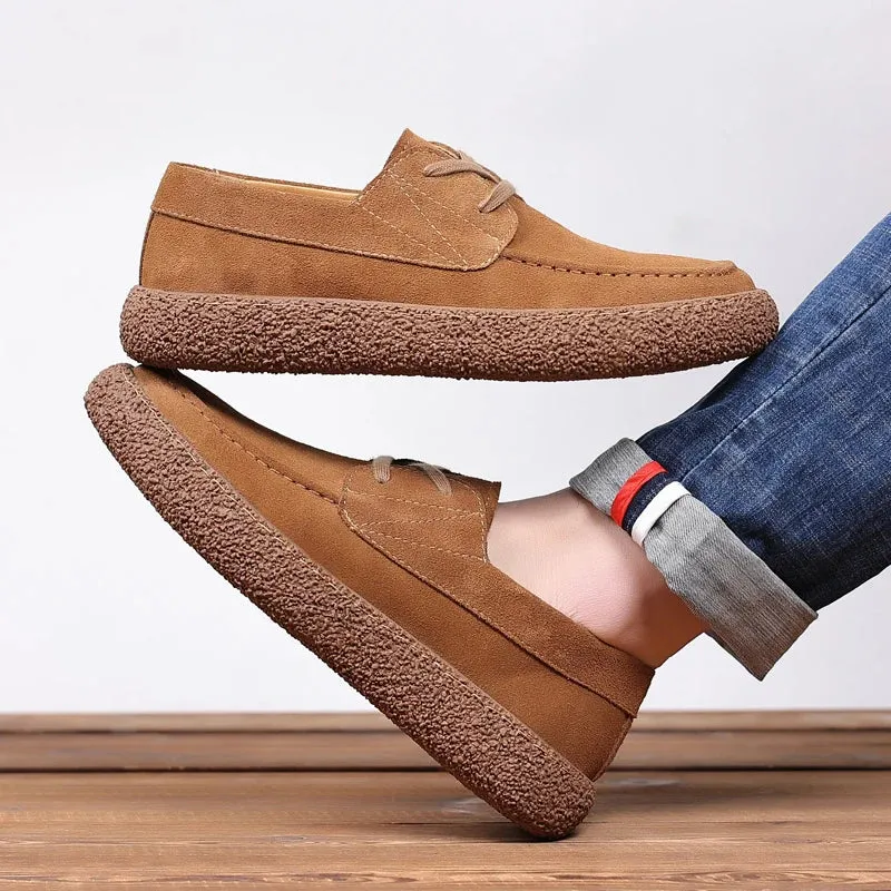 Atmungsaktive Schnürgraue Herrenschuhe