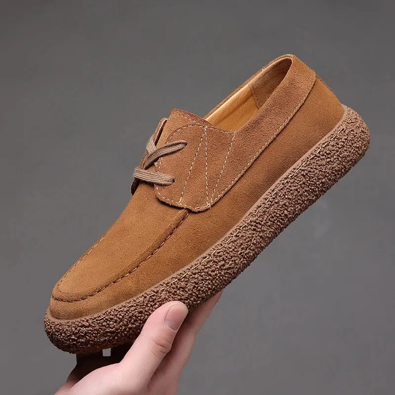 Atmungsaktive Schnürgraue Herrenschuhe