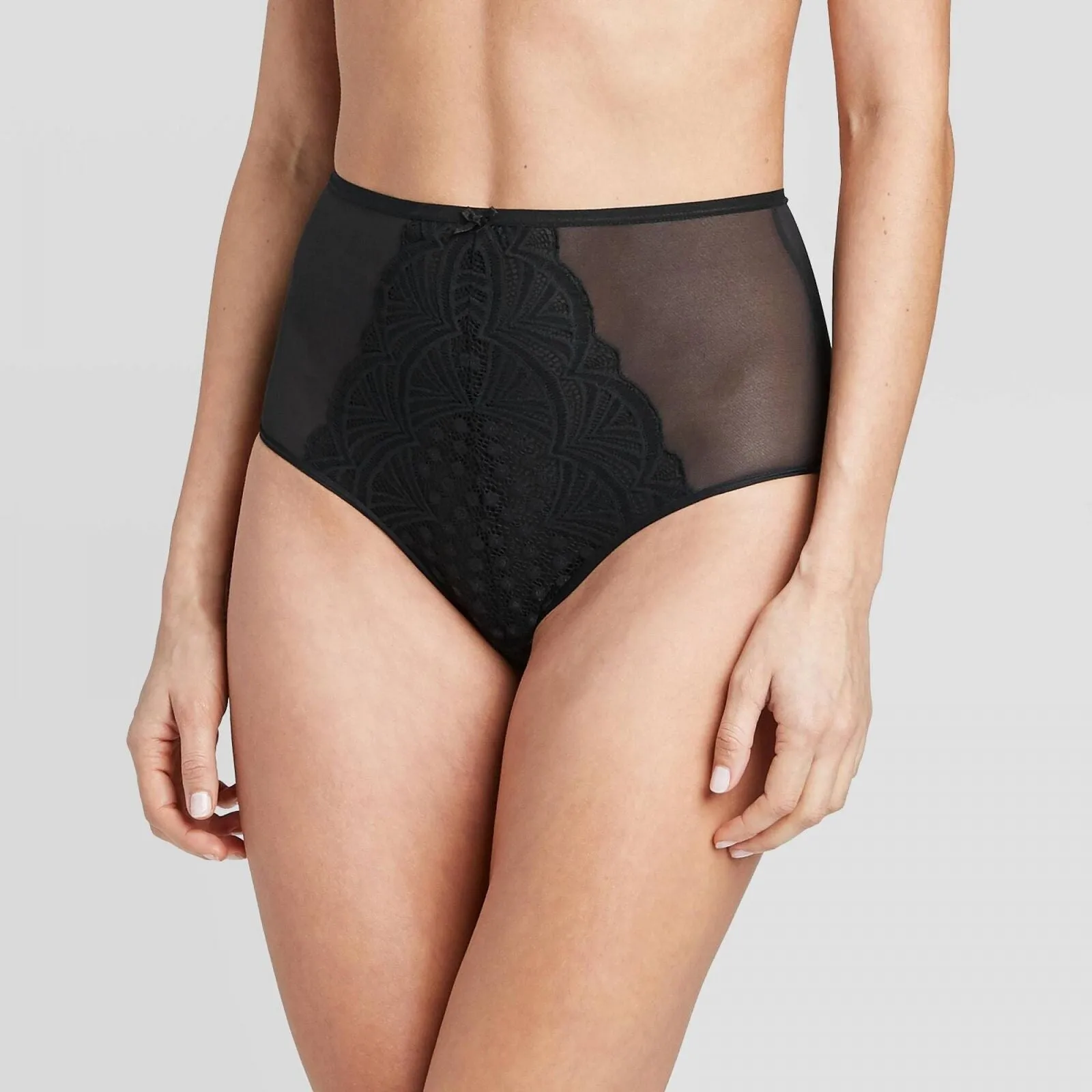 Auden Women's Lace Briefs with keyhole design 9XKR3