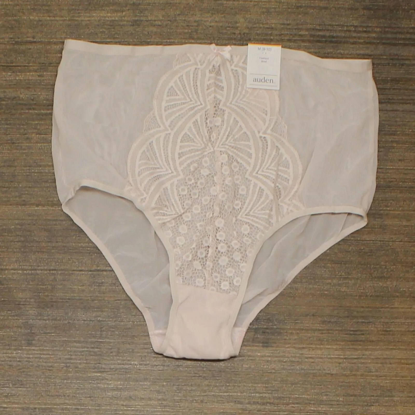 Auden Women's Lace Briefs with keyhole design 9XKR3
