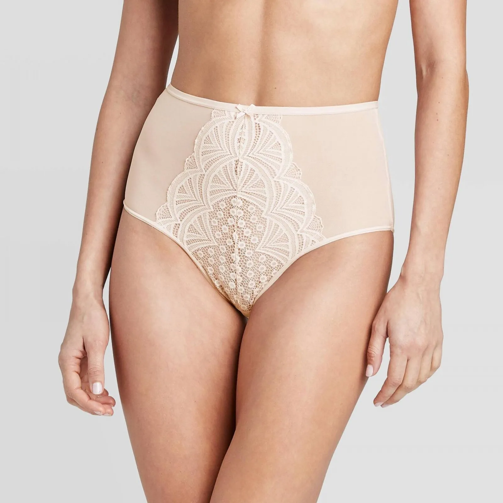 Auden Women's Lace Briefs with keyhole design 9XKR3