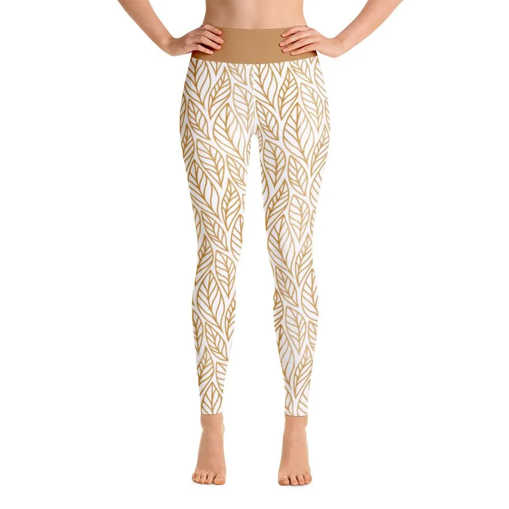 Autumn Leaves Yoga Leggings