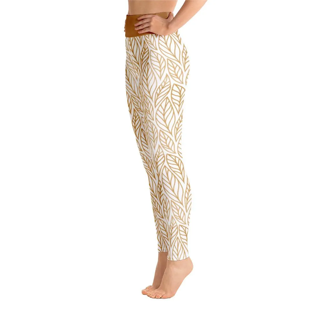 Autumn Leaves Yoga Leggings