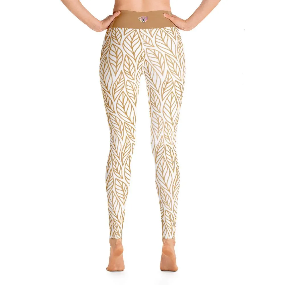 Autumn Leaves Yoga Leggings