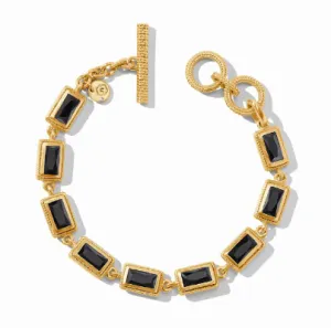 Baguette Tennis Bracelet - Obsidian Black