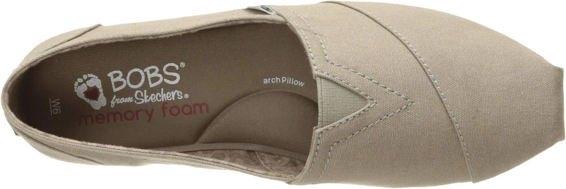 Ballerinas Bobs Plush - Peace and Love BOBS from SKECHERS, taupe