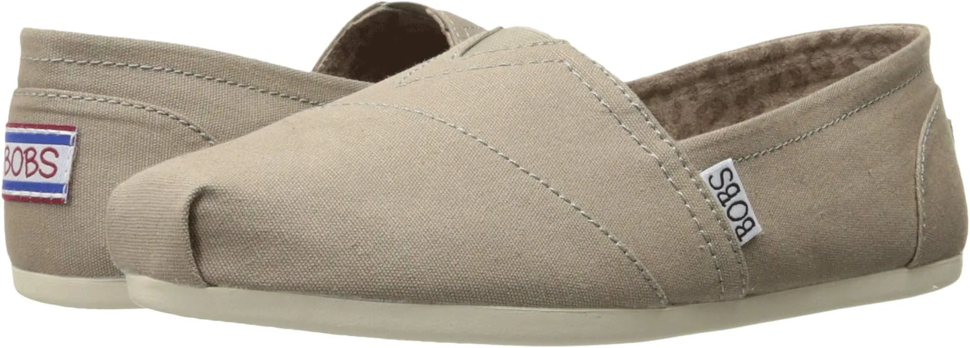 Ballerinas Bobs Plush - Peace and Love BOBS from SKECHERS, taupe