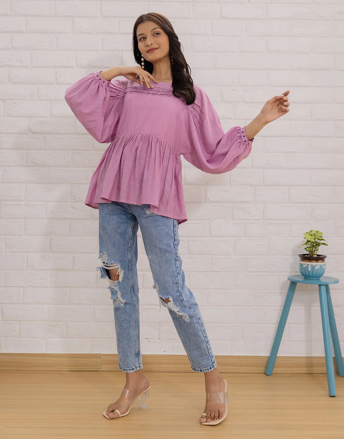 Ballet slipper Pink Top