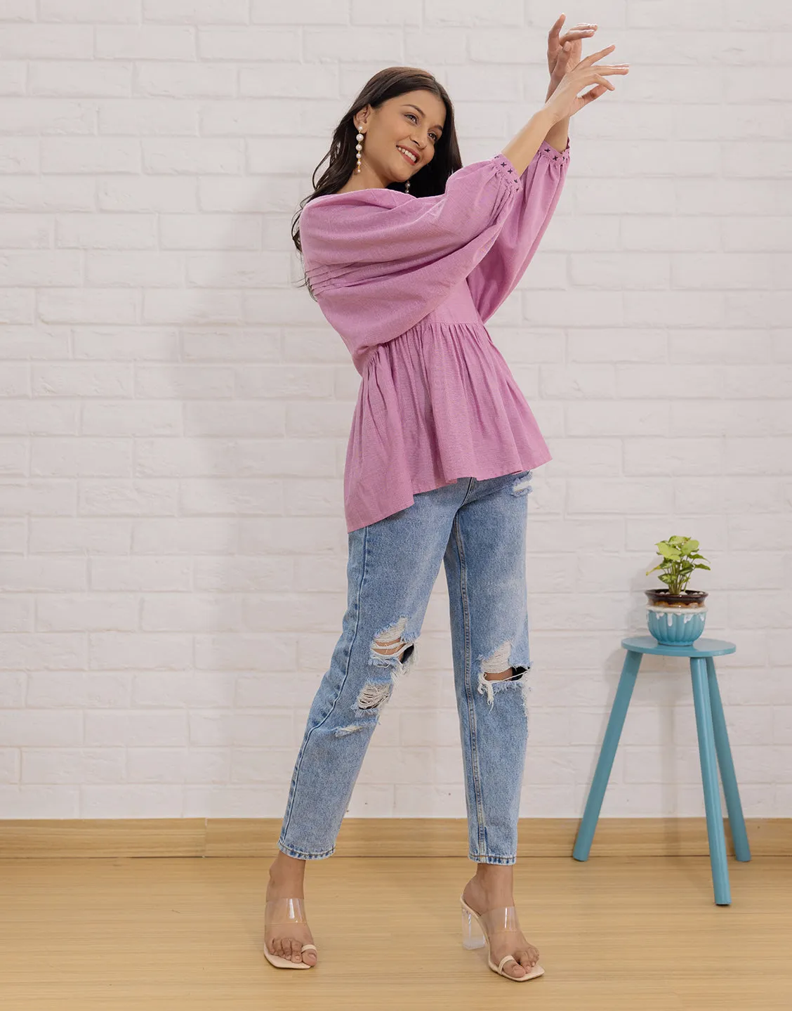 Ballet slipper Pink Top