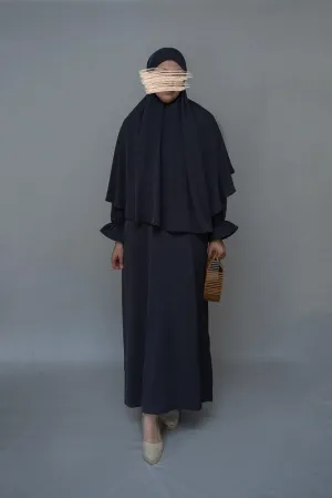 Barakaa Women's Prayer Dress and Umrah Hajj set in Grey