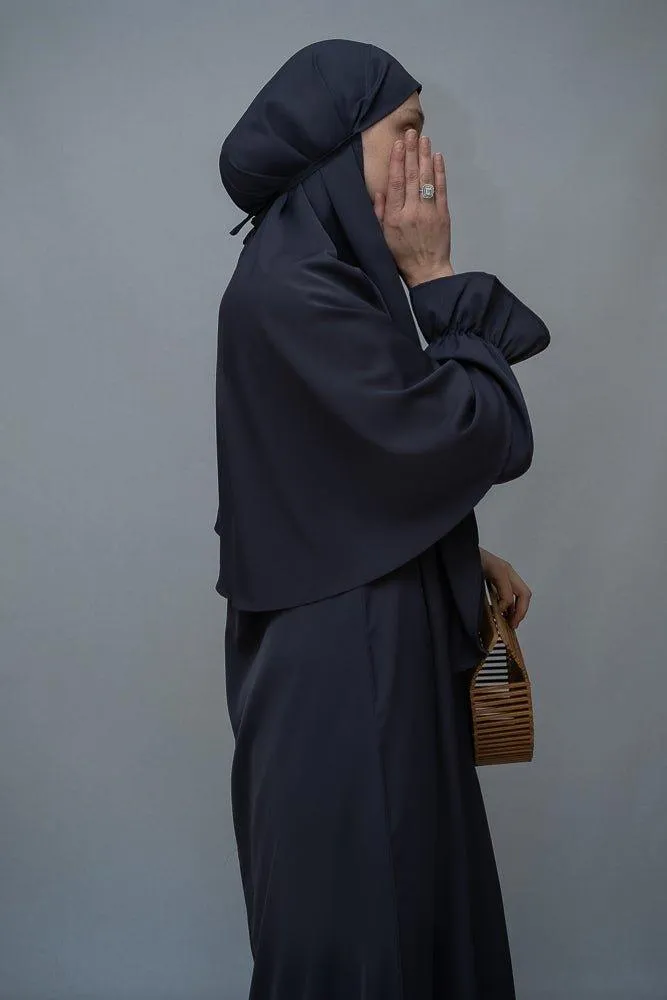 Barakaa Women's Prayer Dress and Umrah Hajj set in Grey
