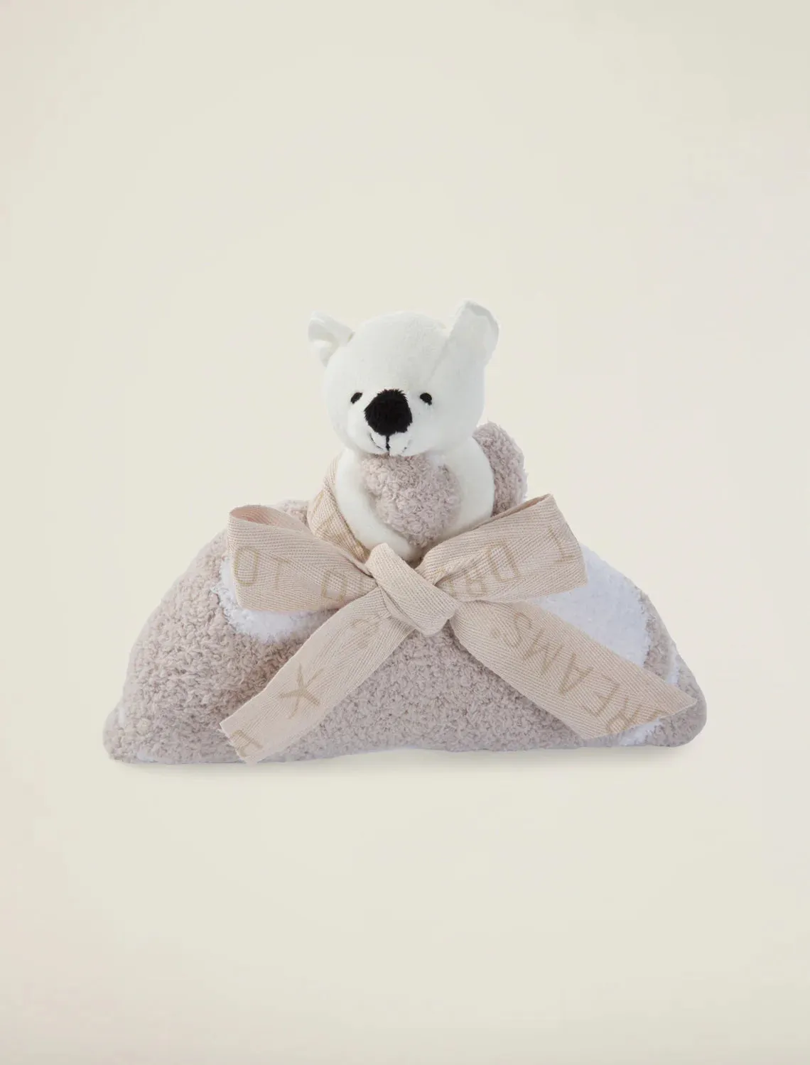 Barefoot Dreams | CozyChic Dream Buddie {Stone   White Bear}