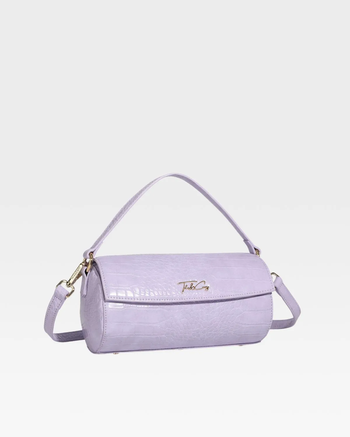Barrel Purse in Lavender Purple