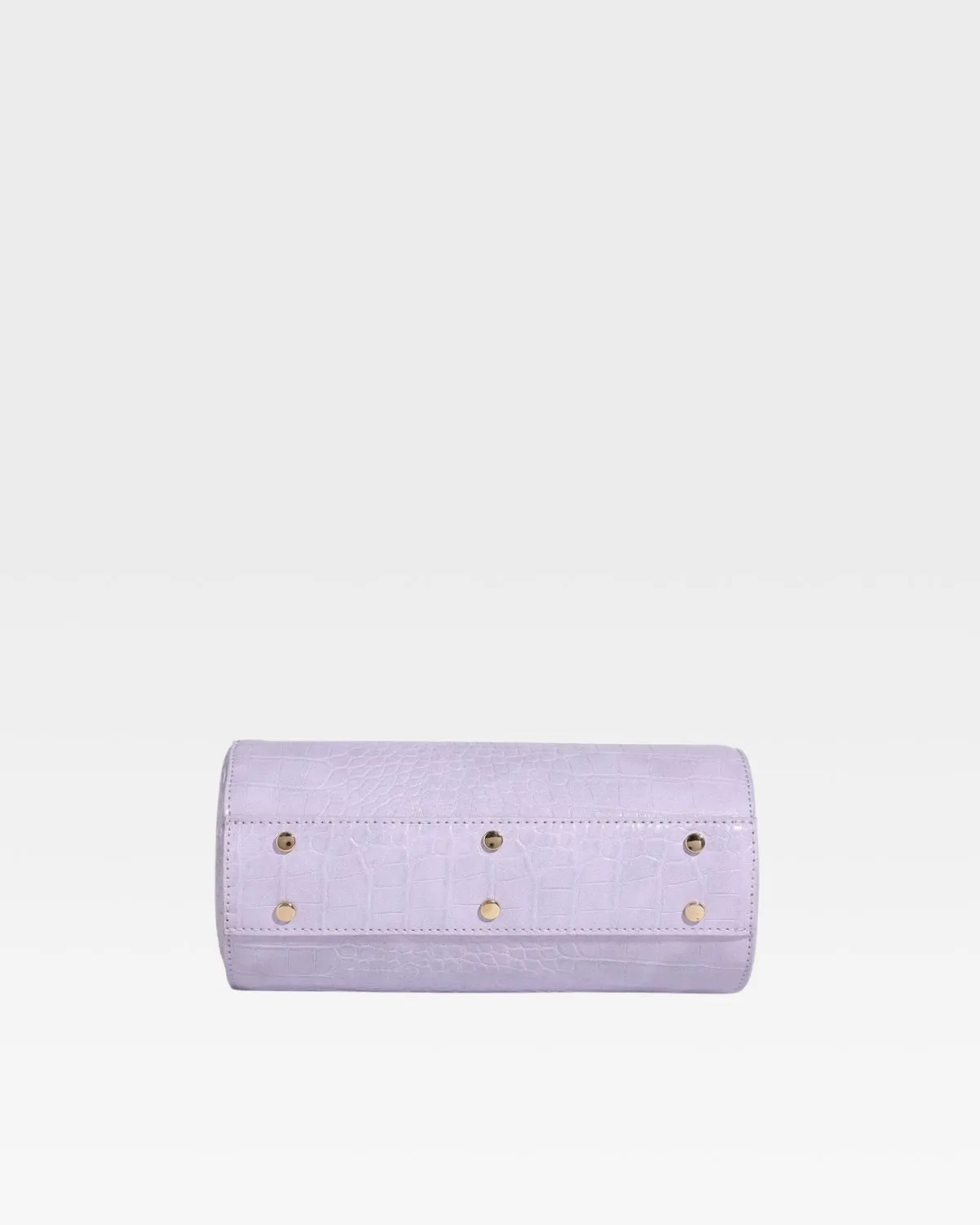 Barrel Purse in Lavender Purple