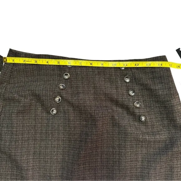 BCX Women's Brown Tweed Skirt Suit Set Skirt Size 5 Jacket Size Large NWT