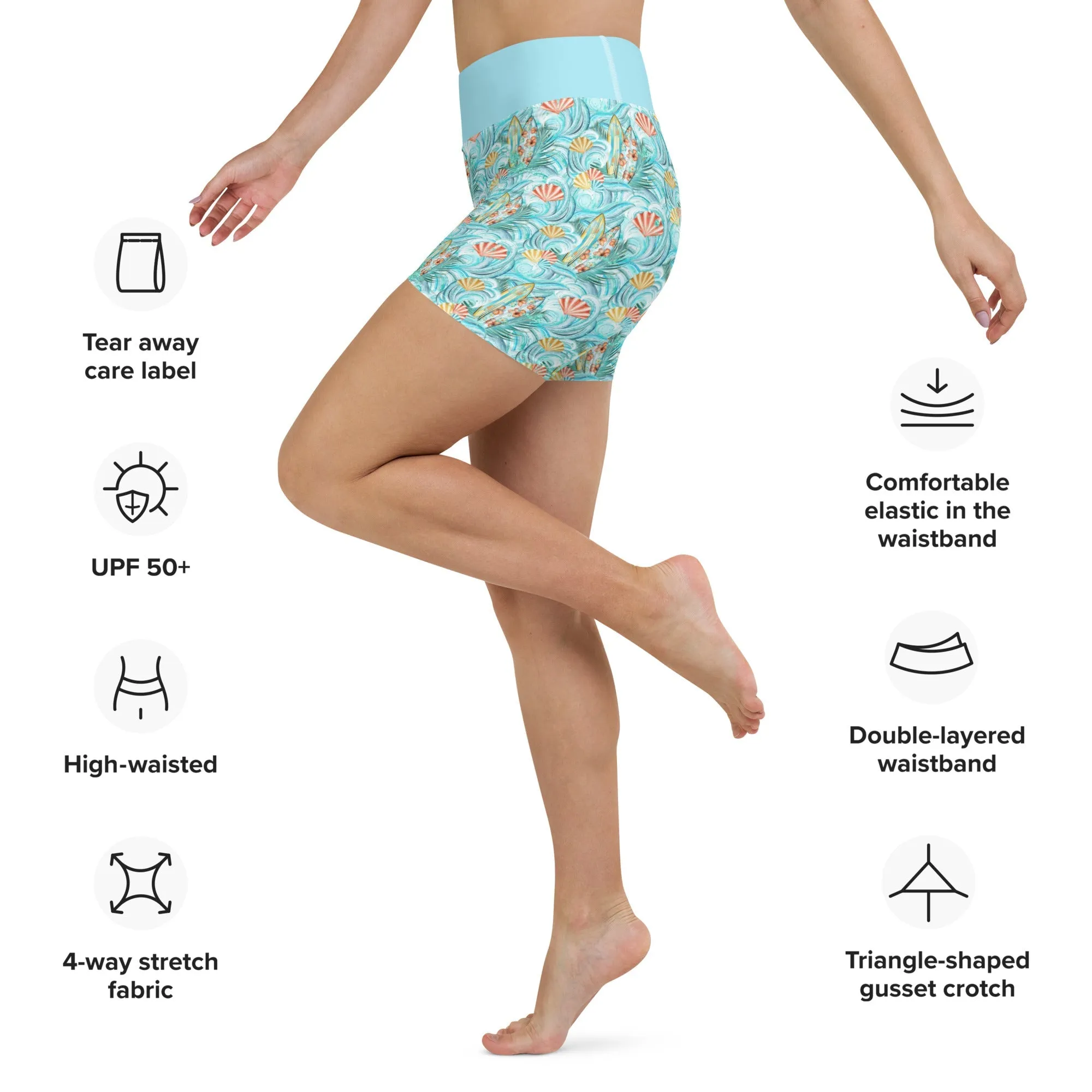 Be Extra! Summer Vibes Yoga Shorts