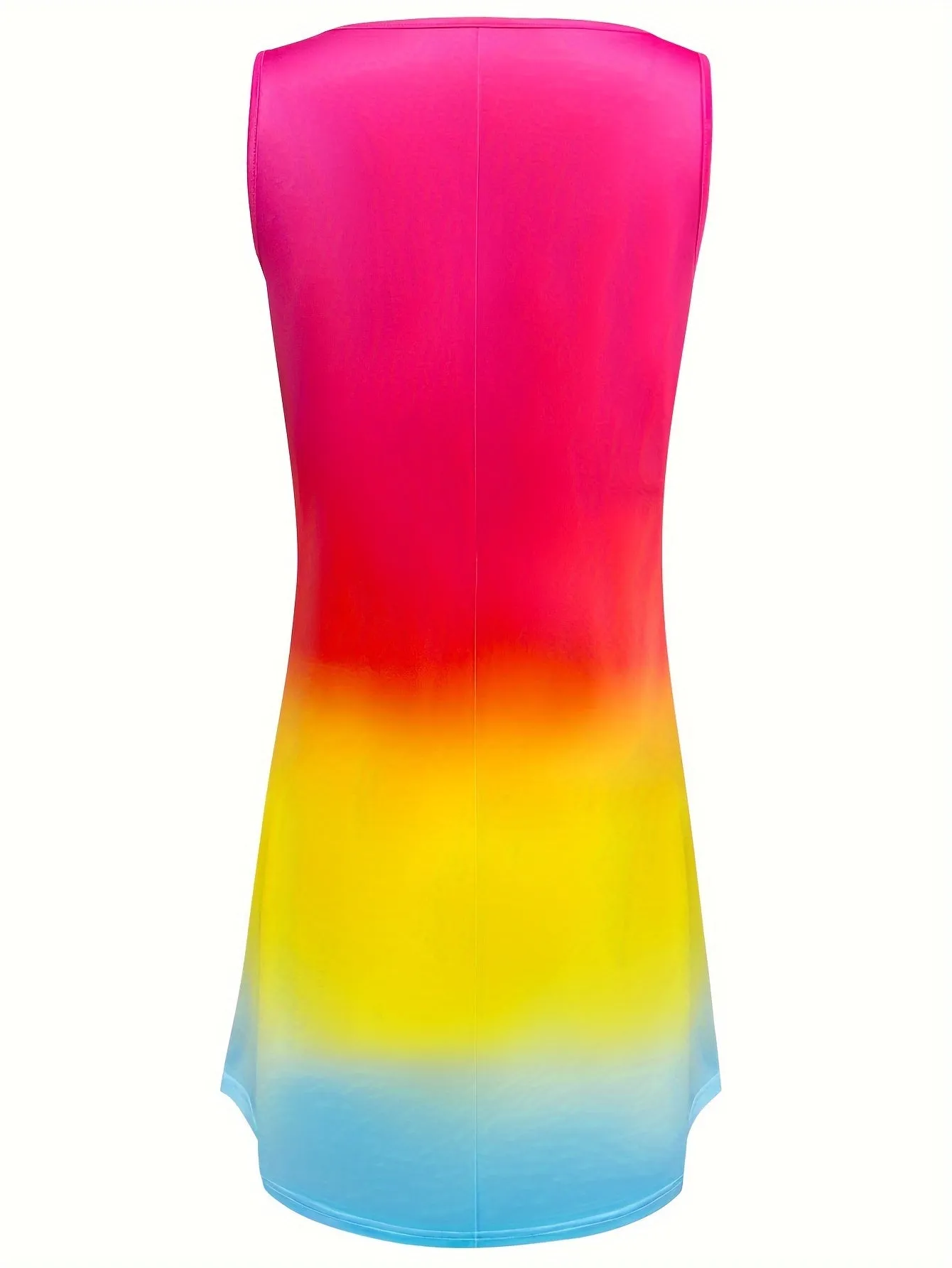 Begoña® | Stylish Gradient Dress With V-Neck
