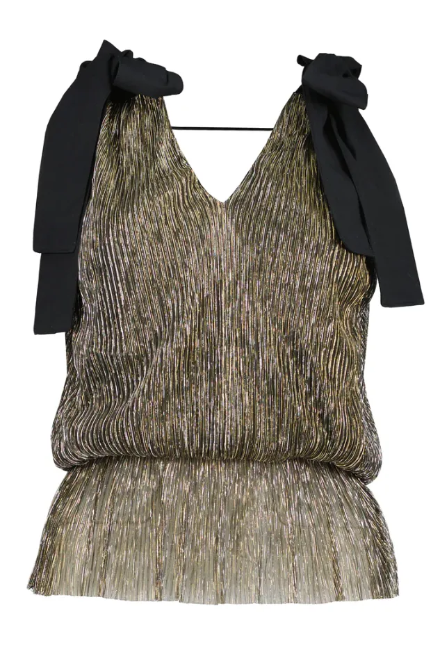 Bishop & Young Tatum Top - Gold Metallic
