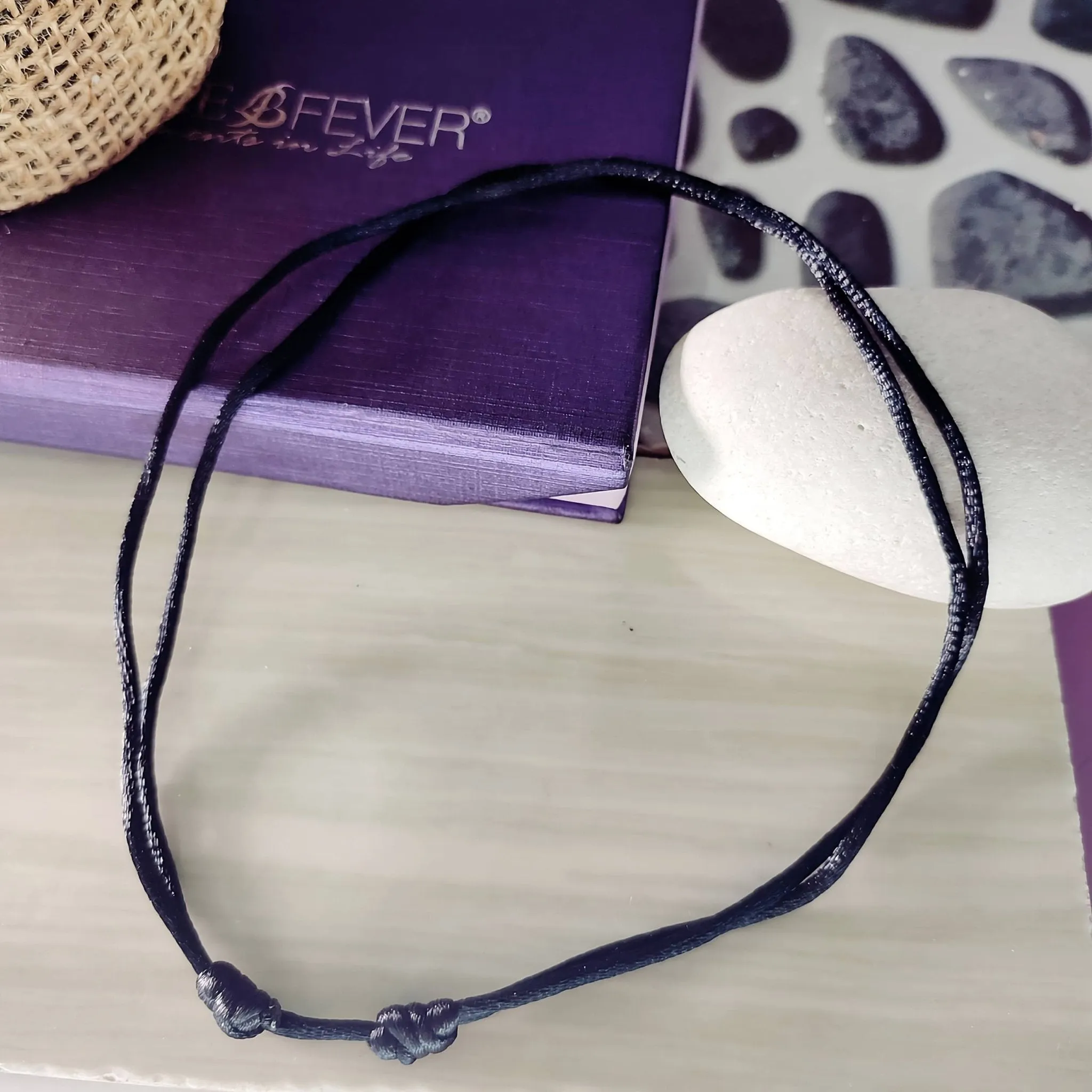 Black Satin Cord for Necklace