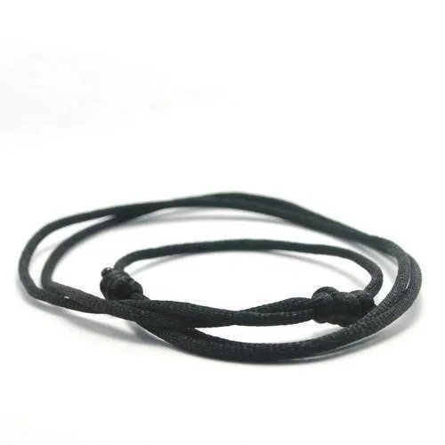 Black Satin Cord for Necklace