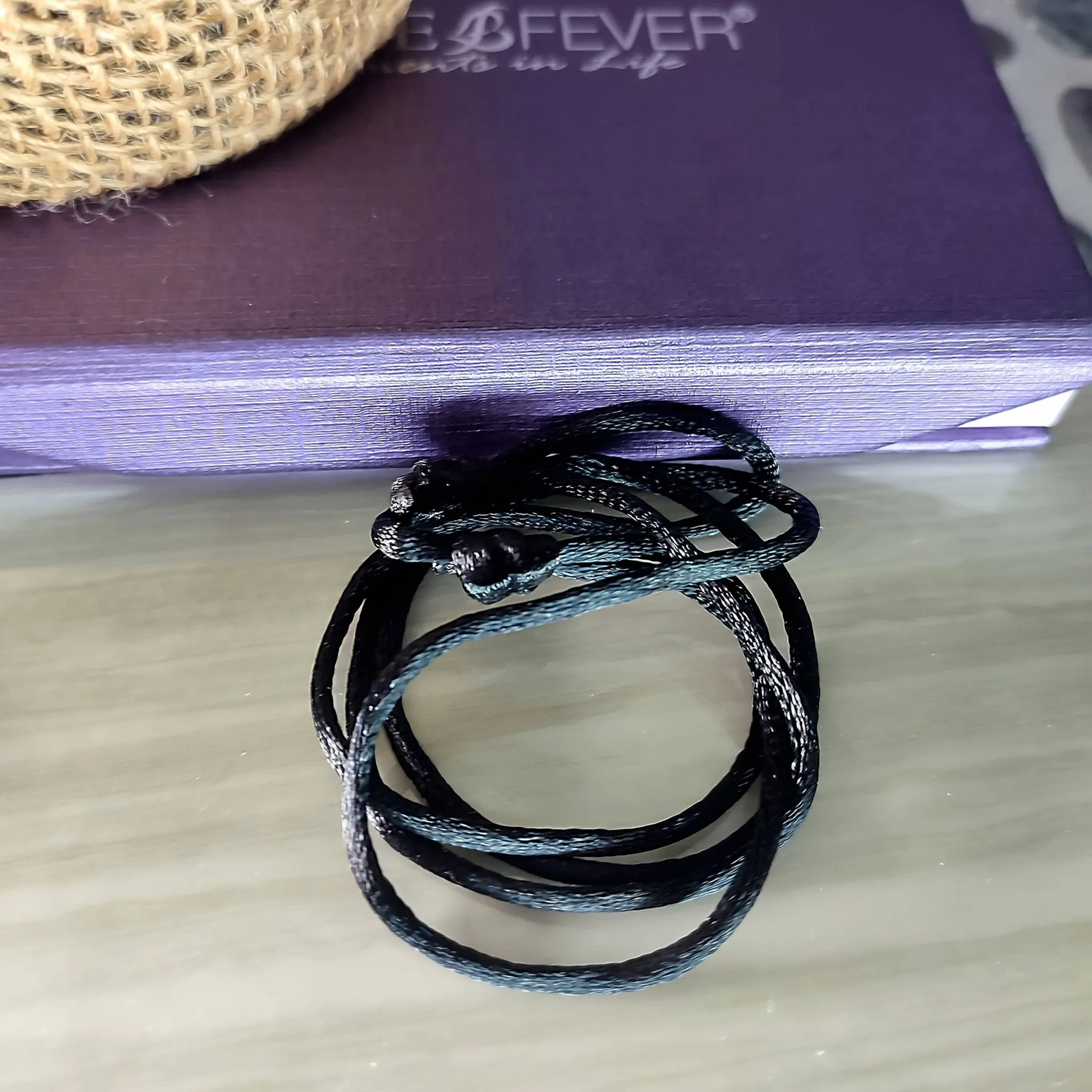 Black Satin Cord for Necklace