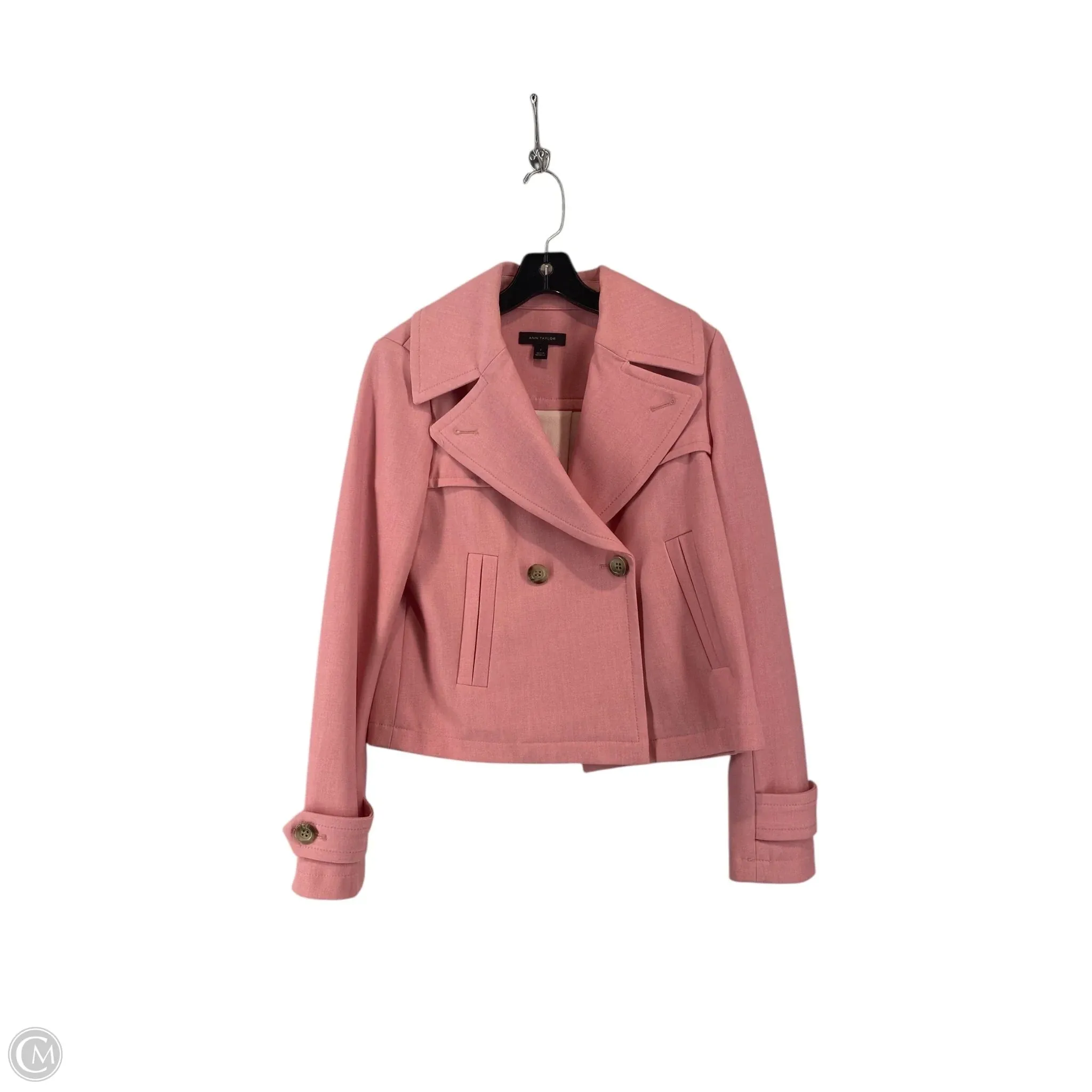 Blazer By Ann Taylor In Pink, Size: 2