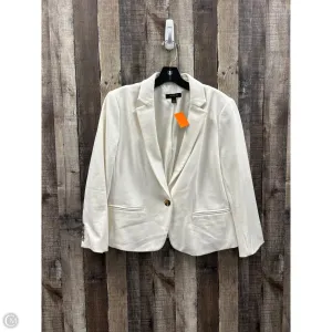 Blazer By Ann Taylor In White, Size: L