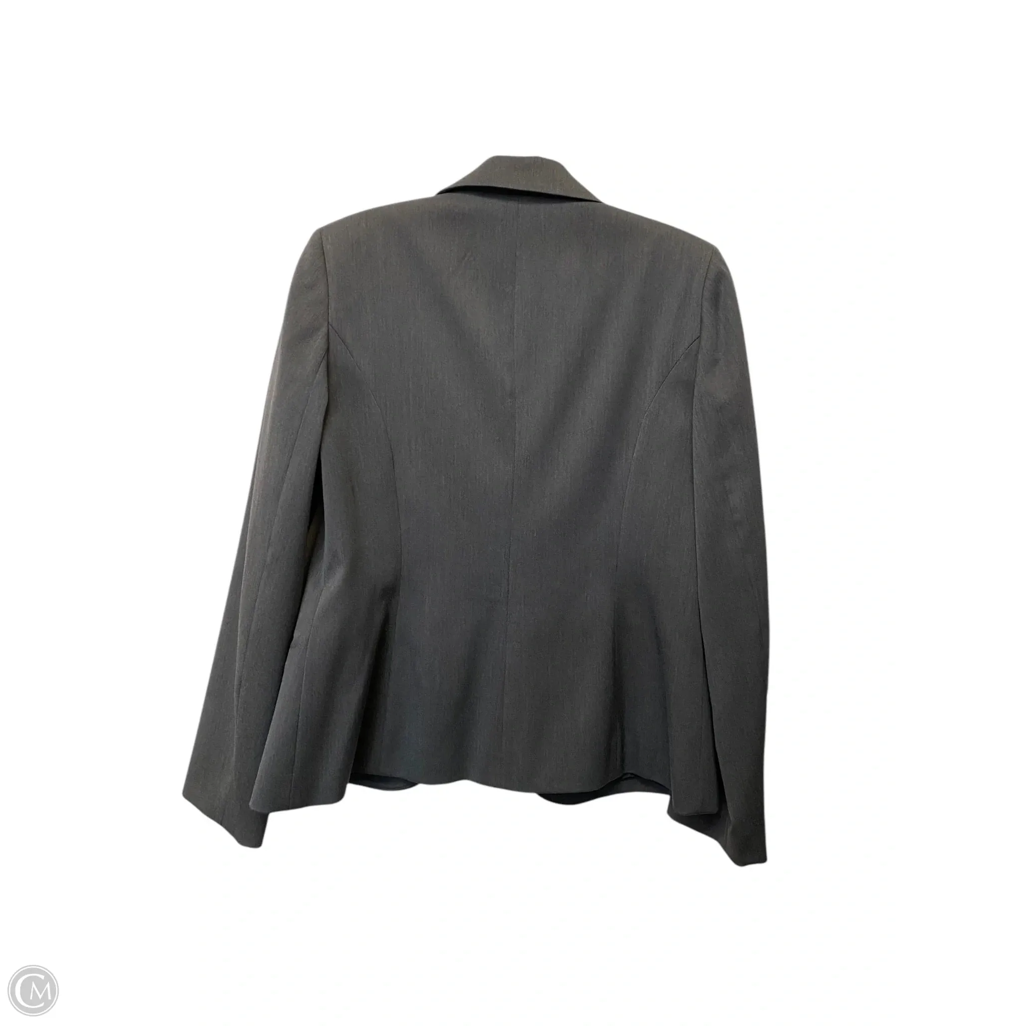 Blazer By Anne Klein In Grey, Size: 10