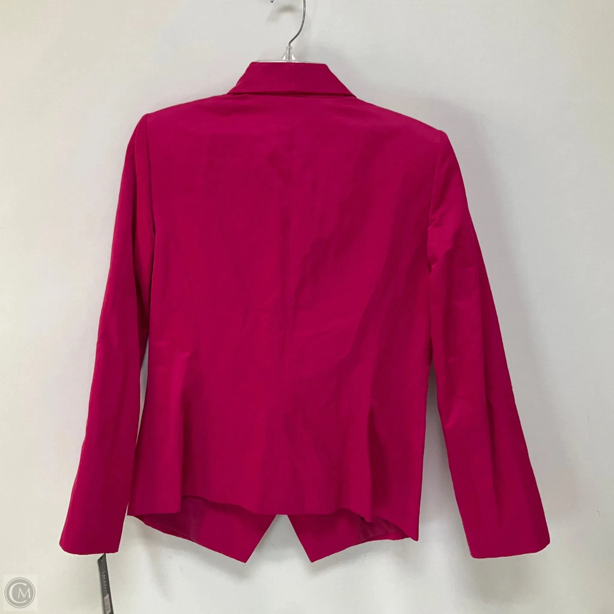 Blazer Designer By Lafayette 148 In Pink, Size: 10