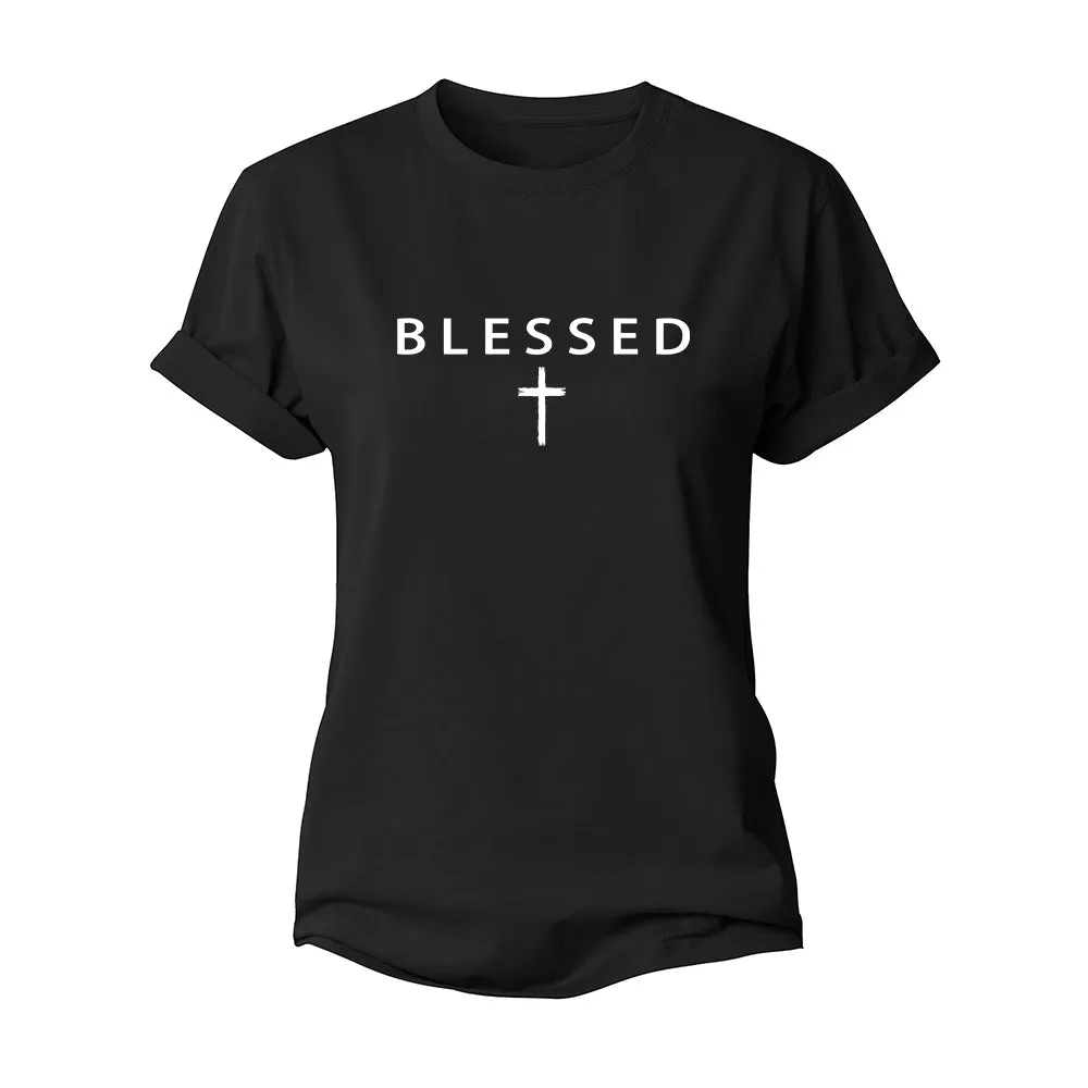 Blessed Cross Women's Cotton T-Shirt