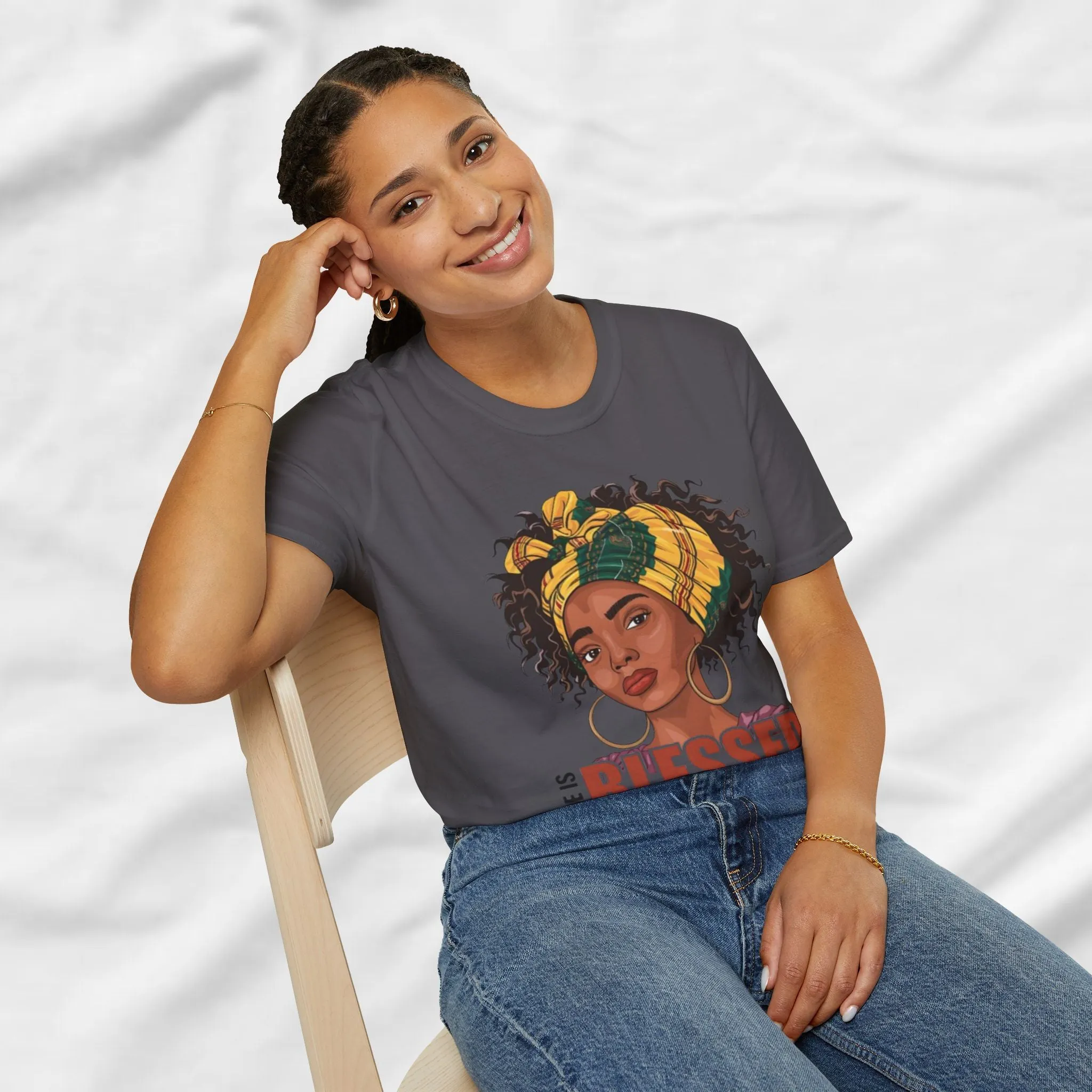 Blessed Unisex T-Shirt - She Is Blessed, I Am She, She Is Me Design
