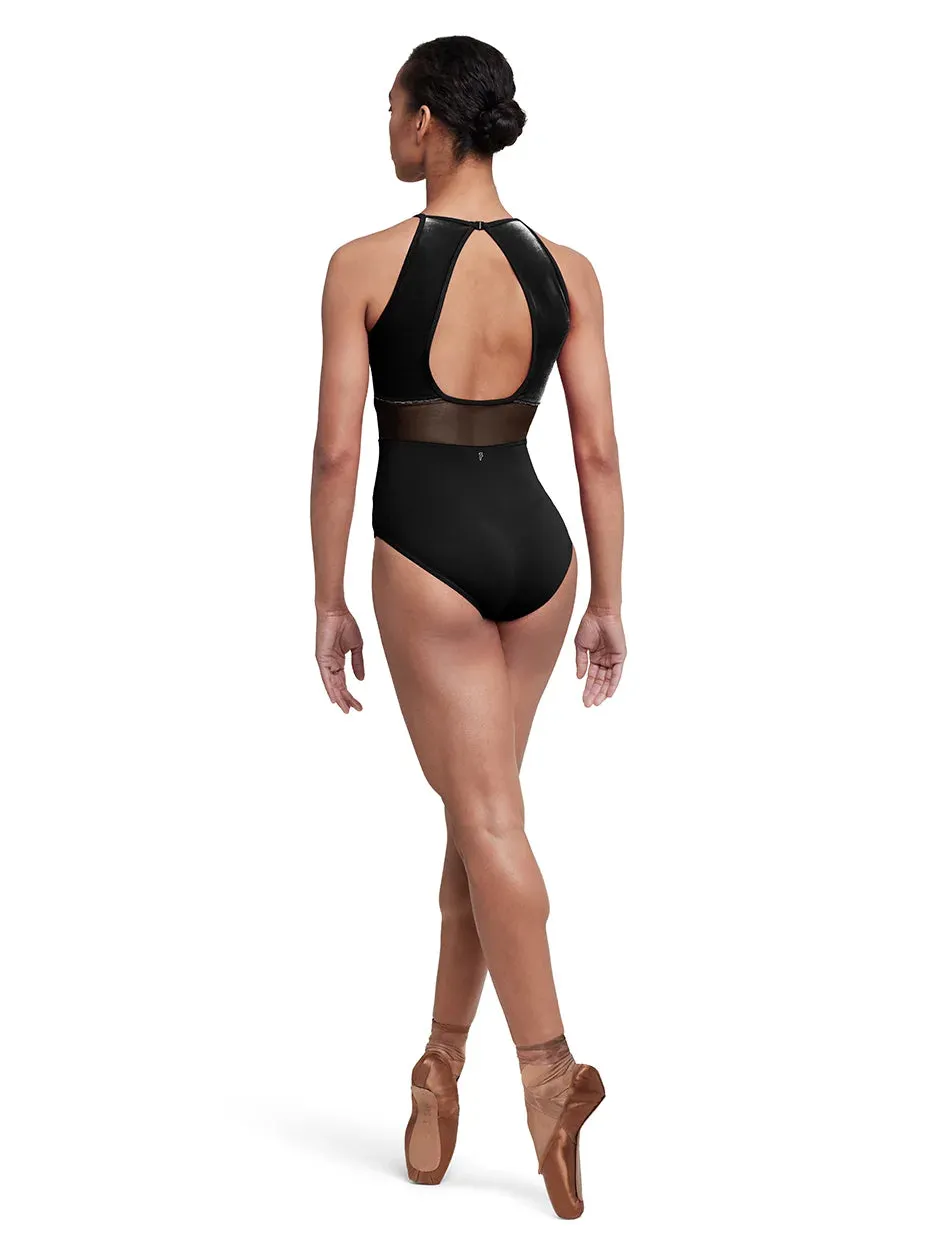 Bloch Kai Velvet Open Back Halter leotard